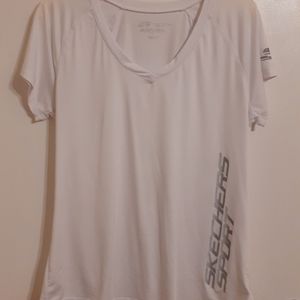 White Skechers Sport T shirt